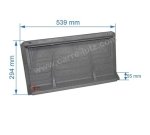DV0020332  Plaque arrière pour foyer de cheminée compatible avec Deville 7880 - P0020332 114,80 €