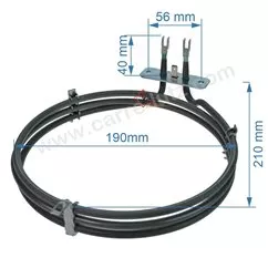 203179  91200888 - Résistance circulaire 2200W de four Candy Rosières 92741008 15,00 €