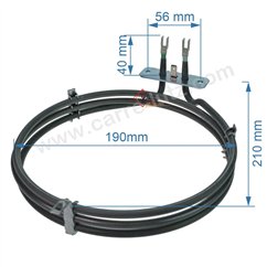 203179 91200888 - Résistance circulaire 2200W de four Candy Rosières 92741008 15,00 €