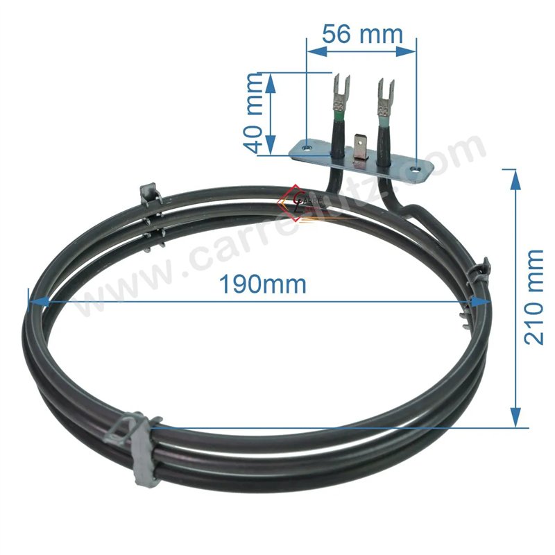 91200888 - Résistance circulaire 2200W de four Candy Rosières 92741008