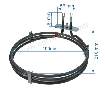 203179 91200888 - Résistance circulaire 2200W de four Candy Rosières 92741008 15,00 €