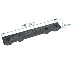 Supplement de grille 305715 de foyer Franco-Belge 
