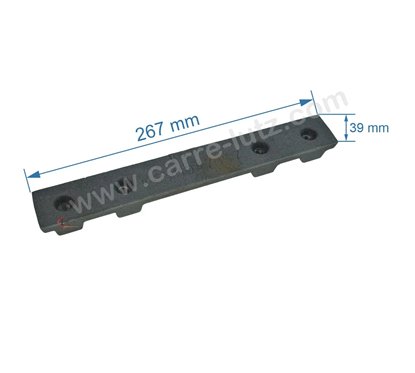 Supplement de grille 305715 de foyer Franco-Belge 