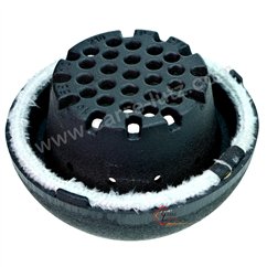 892607330 - Pot bruleur ou creuset de foyer pour poele a granulé Godin