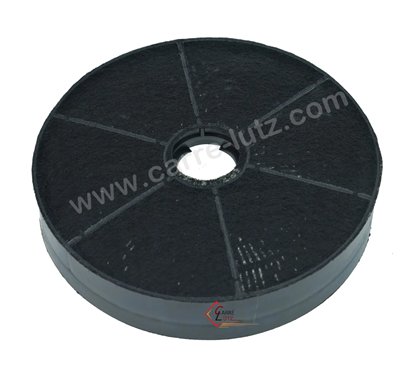 Filtre charbon actif Type 185 diamètre 172 mm hauteur 32 mm de hotte aspirante A Martin Indesit Whirlpool Zanussi Indesit Airlux