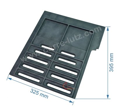 Demi grille droite 10209660125053 pour insert Godin 660125