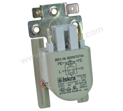 230110  00619725 - Filtre antiparasite de lave linge Bosch Siemens 17,80 €