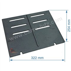 702022  Demie grille de foyer de poêle compatible avec Invicta Astana - F610181B 49,80 €