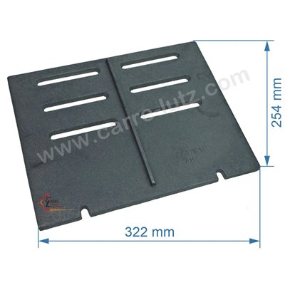 702022  Demie grille de foyer F610181B de poêle Invicta Astana 49,80 €