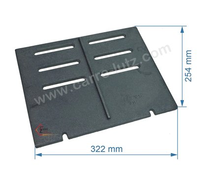 702022  Demie grille de foyer F610181B de poêle Invicta Astana 49,80 €