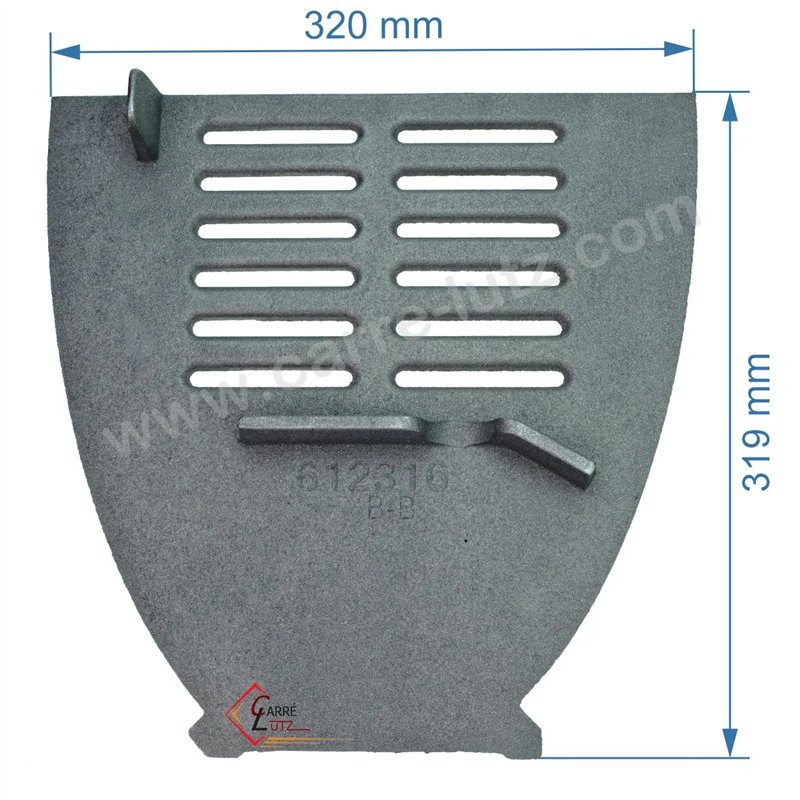 Grille droite de poele compatible avec Invicta Kaori - F612316B