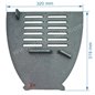 Grille droite de poele compatible avec Invicta Kaori - F612316B