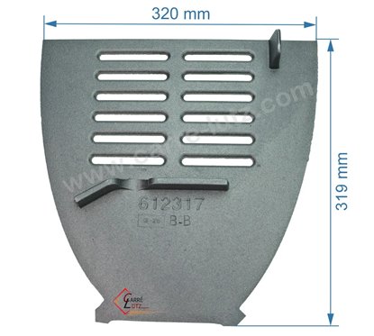 702085  Grille gauche de poele compatible avec Invicta Kaori - F612317B 51,00 €
