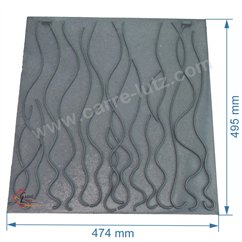 702181  Taque décorée de foyer compatible avec Invicta - F680296B 143,60 €