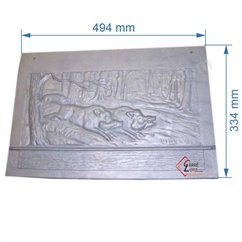 P0018663 - Plaque arrière pour insert Deville 7780