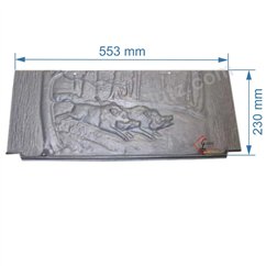 DV0019508  Plaque arrière pour poêle à bois compatible avec Deville 7762 7765 7787 - P0019508 68,50 €