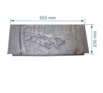 DV0019508  Plaque arrière pour poêle à bois compatible avec Deville 7762 7765 7787 - P0019508 68,50 €
