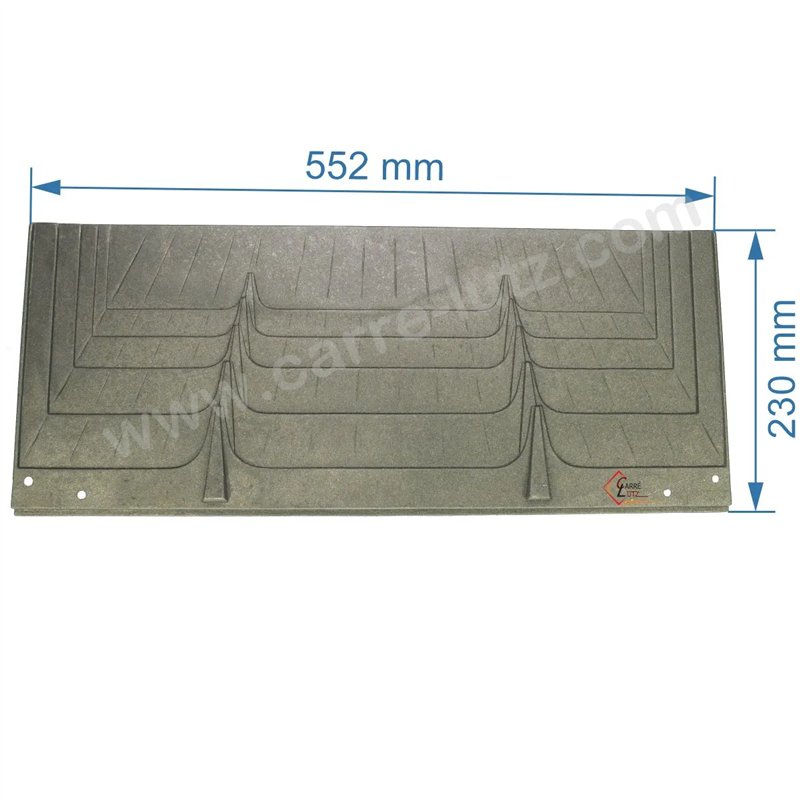 DV0020180  Plaque arrière pour foyer insert Deville 7856 87,60 €