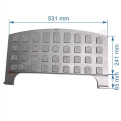 DV0021588  Plaque arrière pour foyer insert compatible avec Deville 7866 7867 - P0021588 66,00 €