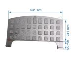 DV0021588  Plaque arrière pour foyer insert Deville 7866 7867 68,70 €