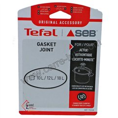 SEB0138  Joint d'autocuiseur alu et inox 10 / 22 litres Seb  20,70 €