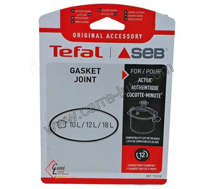 SEB0138  Joint d'autocuiseur alu et inox 10 / 22 litres Seb  20,70 €