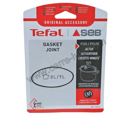 SEB0142  Joint d'autocuiseur alu et inox 8 litres Seb  20,70 €