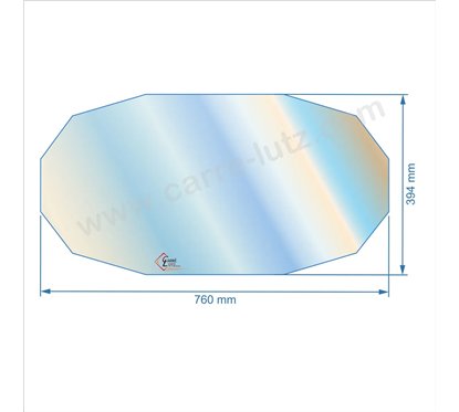 Vitre réfractaire Vitrocéramique CP6819 Godin