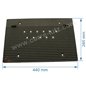 Taque décorée de poêle compatible avec Deville Sandy - F612412B
