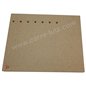 Plaque arrière droite vermiculite compatible avec Deville Léman - 3000001338468