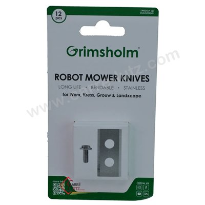 99879004  WA0176 - 12 Lames de robot tondeuse WORX  13,20 €