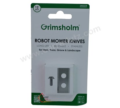 99879004  WA0176 - 12 Lames de robot tondeuse WORX  13,20 €