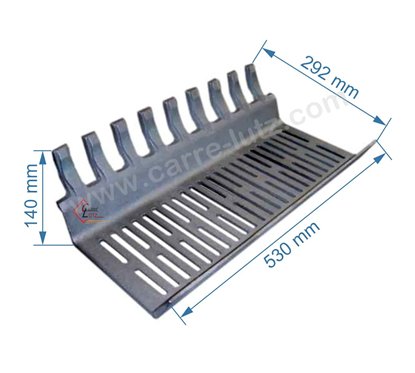 P0021587 ou P0018624 - Corbeille de foyer pour foyer insert Deville 7867