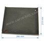 Plaque latérale de foyer compatible avec Deville 7789 - P0027652