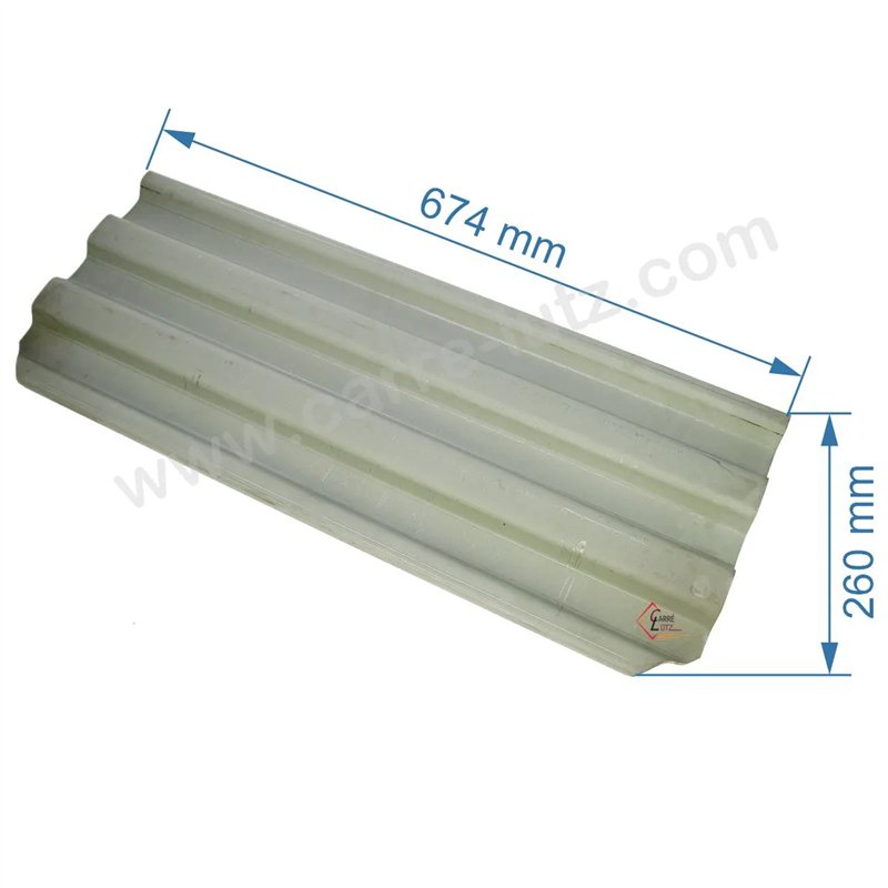 Déflecteur de foyer pour insert compatible avec Deville 7897 - P0031012