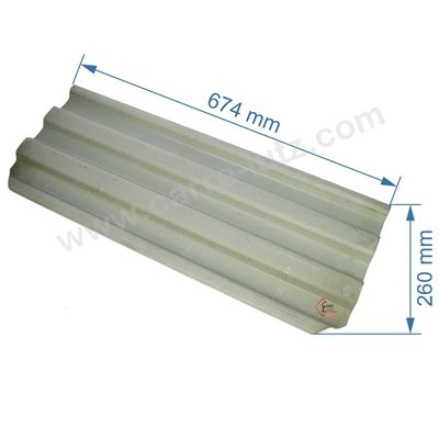 DV0031012  Déflecteur de foyer pour insert compatible avec Deville 7897 - P0031012 88,40 €