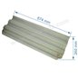 Déflecteur de foyer pour insert compatible avec Deville 7897 - P0031012
