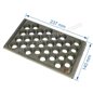 Demie grille de fond de foyer compatible avec Deville 7897 - P0031166 Demie grille de fond de foyer compatible avec Deville 7897 - P0031166
