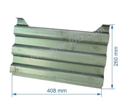 P0025778 ou P0017955 - Déflecteur pour foyer insert Deville 7842