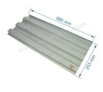 DV0046325  Déflecteur de foyer pour insert compatible avec Deville C07796 - P0046325 75,90 €
