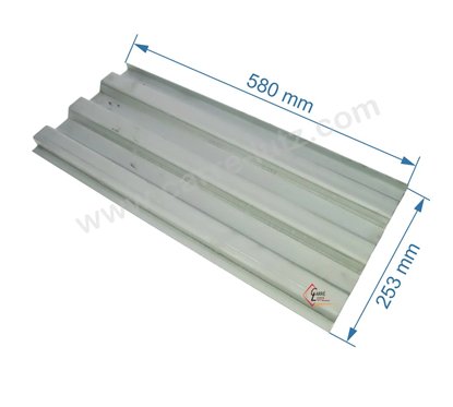 P0046325 - Déflecteur de foyer pour insert Deville C07796