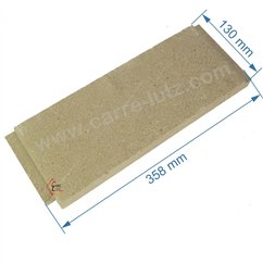 DV0047164  Brique droite haute de foyer pour cuisinière compatible avec Deville 8631 863.3 86534 8641 8643 - P0047164 41,40 €