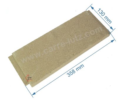 P0047164 - Brique droite haute de foyer pour cuisinière Deville 8631 863.3 86534 8641 8643