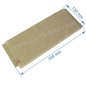 Brique droite haute de foyer pour cuisinière compatible avec Deville 8631 863.3 86534 8641 8643 - P0047164