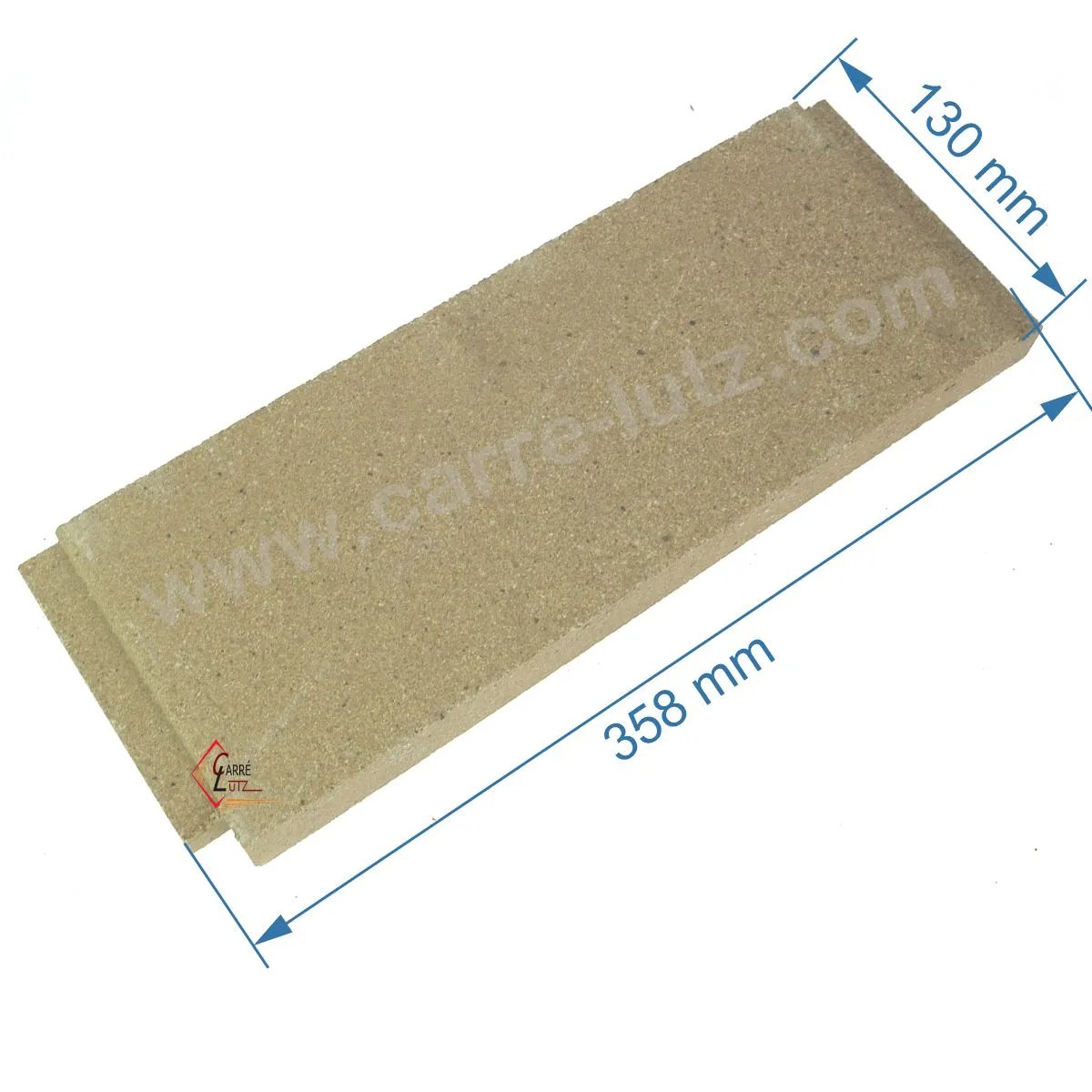 DV0047164  Brique droite haute de foyer pour cuisinière compatible avec Deville 8631 863.3 86534 8641 8643 - P0047164 41,40 €