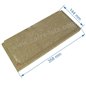 Brique gauche ou droite basse de foyer pour cuisinière compatible avec Deville 8631 8633 8634 8641 8643 - P0047165