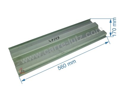 P0047569 - Déflecteur pour insert Deville 7660 7670 7787 7788 7887