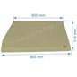 Brique gauche vermiculite compatible avec Deville - P0051779 Brique gauche vermiculite compatible avec Deville - P0051779
