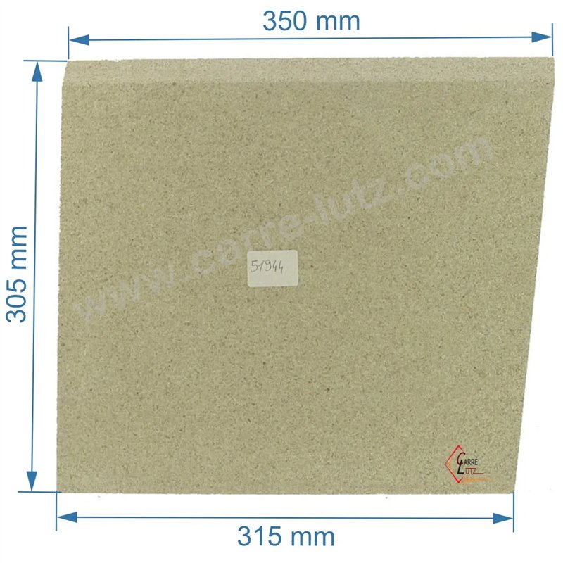 Brique gauche vermiculite compatible avec Deville - P0051944