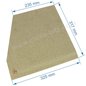 Brique gauche vermiculite compatible avec Deville - P0052507